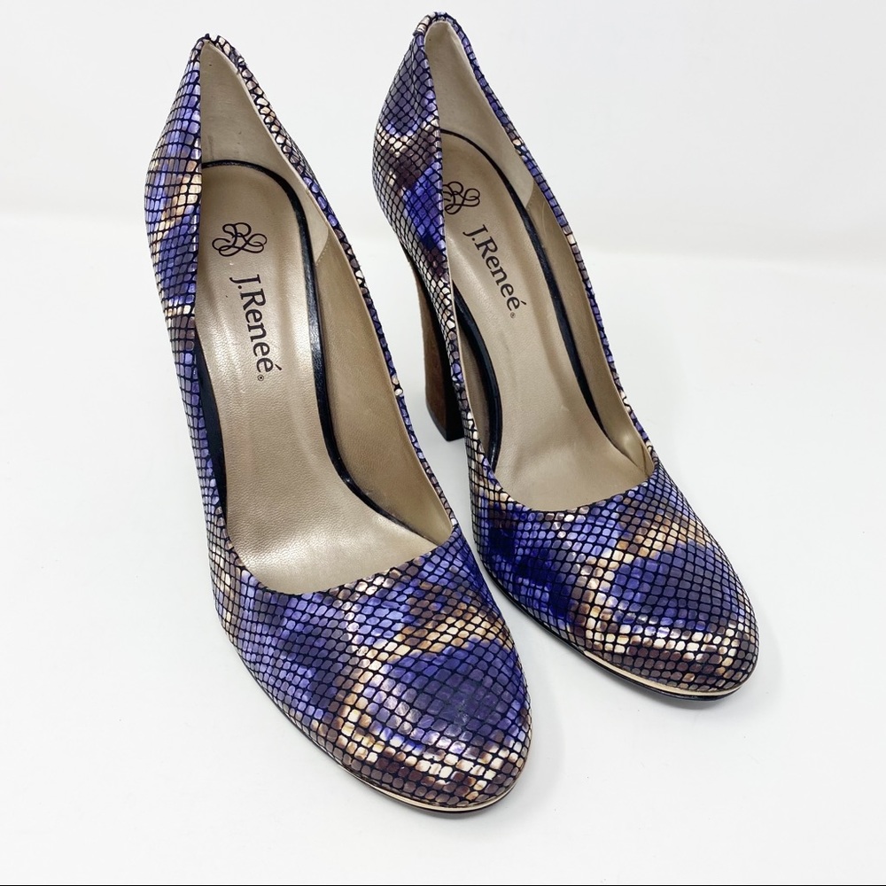 J.RENEE RATTLE SNAKE PRINT PUMP 9 - Picture 4 of 13